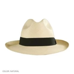 Brisa Grade 4 Panama Straw Fedora Hat -ChicHeadwear Haven 103969