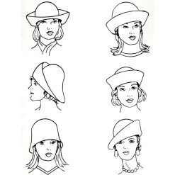 Scala Six-Way Big Brim Wool Felt Cloche Hat -ChicHeadwear Haven 109204