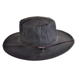 The Squatter Waxed Cotton Booney Hat