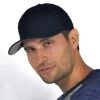 Garment Washed Twill LoPro FlexFit Fitted Baseball Cap -ChicHeadwear Haven 115570