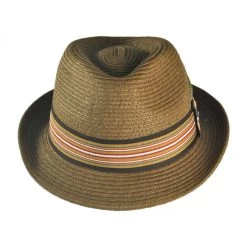 Ridley Toyo Straw Trilby Fedora Hat
