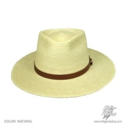 Teardrop Guatemalan Palm Leaf Straw Fedora Hat -ChicHeadwear Haven 12620