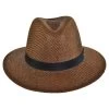 Panama Jack Ribbon Toyo Straw Safari Fedora Hat -ChicHeadwear Haven 126631