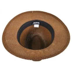 Panama Jack Ribbon Toyo Straw Safari Fedora Hat -ChicHeadwear Haven 126637