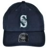 '47 BRAND Seattle Mariners MLB Clean Up Strapback Baseball Cap Dad Hat 2 '47 BRAND Seattle Mariners MLB Clean Up Strapback Baseball Cap Dad Hat -ChicHeadwear Haven 127997