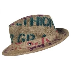 Havana Coffee Works Jute Mod Trilby Fedora Hat -ChicHeadwear Haven 131414