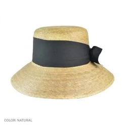 Somerset Palm Straw Cloche Hat