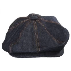 Denim Cotton Newsboy Cap