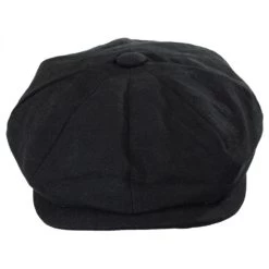 Linen And Cotton Newsboy Cap