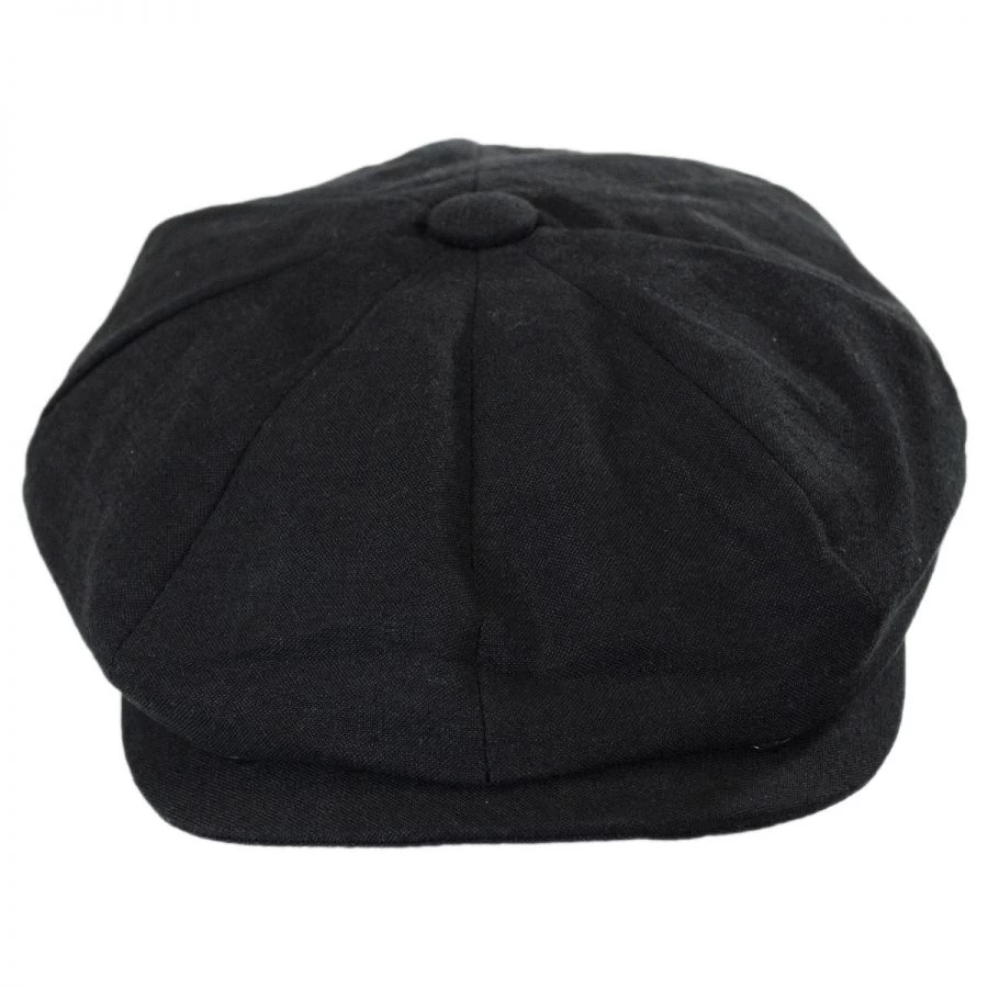 Linen And Cotton Newsboy Cap 3 Linen And Cotton Newsboy Cap