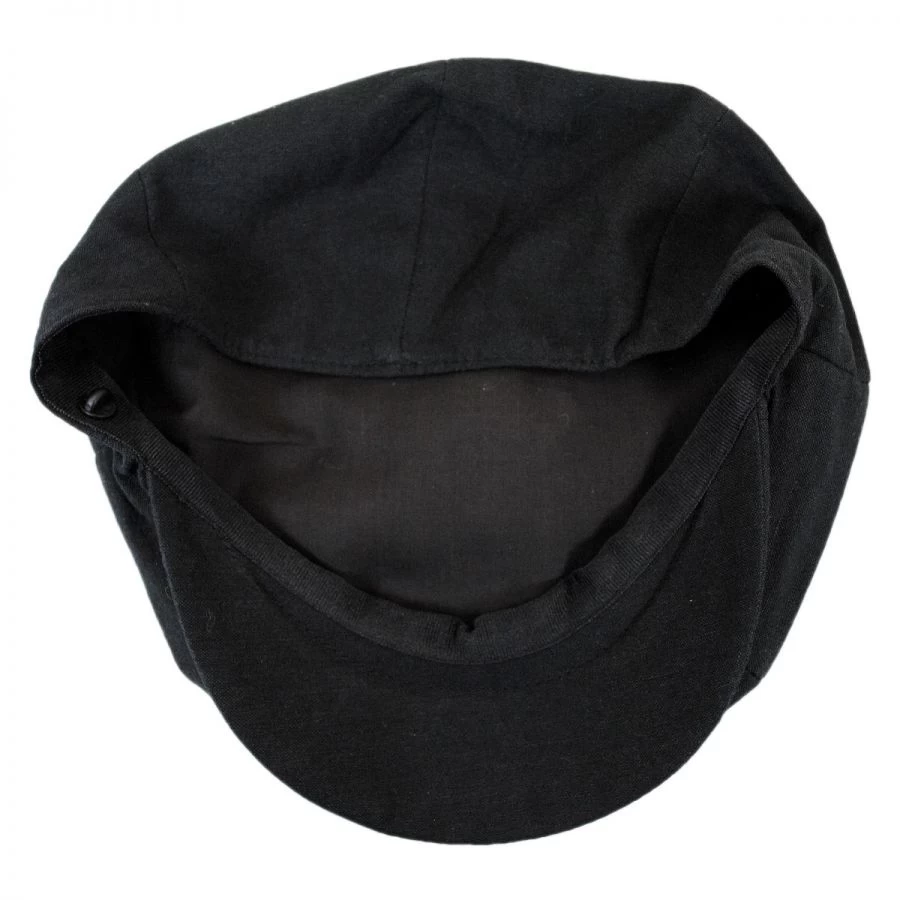 Linen And Cotton Newsboy Cap 5 Linen And Cotton Newsboy Cap - Image 3