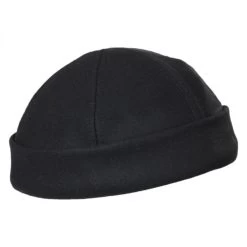Six Panel Wool Skull Cap Beanie Hat
