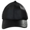 Stetson Timber Leather Adjustable Baseball Cap