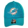 '47 BRAND Miami Dolphins NFL Clean Up Strapback Baseball Cap Dad Hat -ChicHeadwear Haven 139941