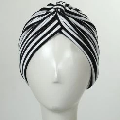 Striped Soft Poly Turban