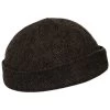 Six Panel Herringbone Wool Skull Cap Beanie Hat