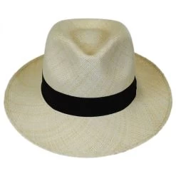 Panama Straw C-Crown Fedora Hat