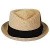 Toyo Straw Diamond Crown Fedora Hat 1 Toyo Straw Diamond Crown Fedora Hat -ChicHeadwear Haven 147452