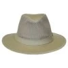 Panama Jack Mesh Crown Cotton Safari Fedora Hat -ChicHeadwear Haven 148768
