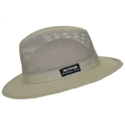 Panama Jack Mesh Crown Cotton Safari Fedora Hat -ChicHeadwear Haven 148771
