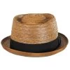 Be Bop Coconut Straw Pork Pie Hat -ChicHeadwear Haven 149812