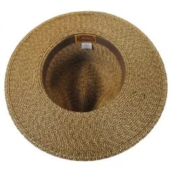 Scala Toyo Straw Braid Fedora Hat -ChicHeadwear Haven 150009