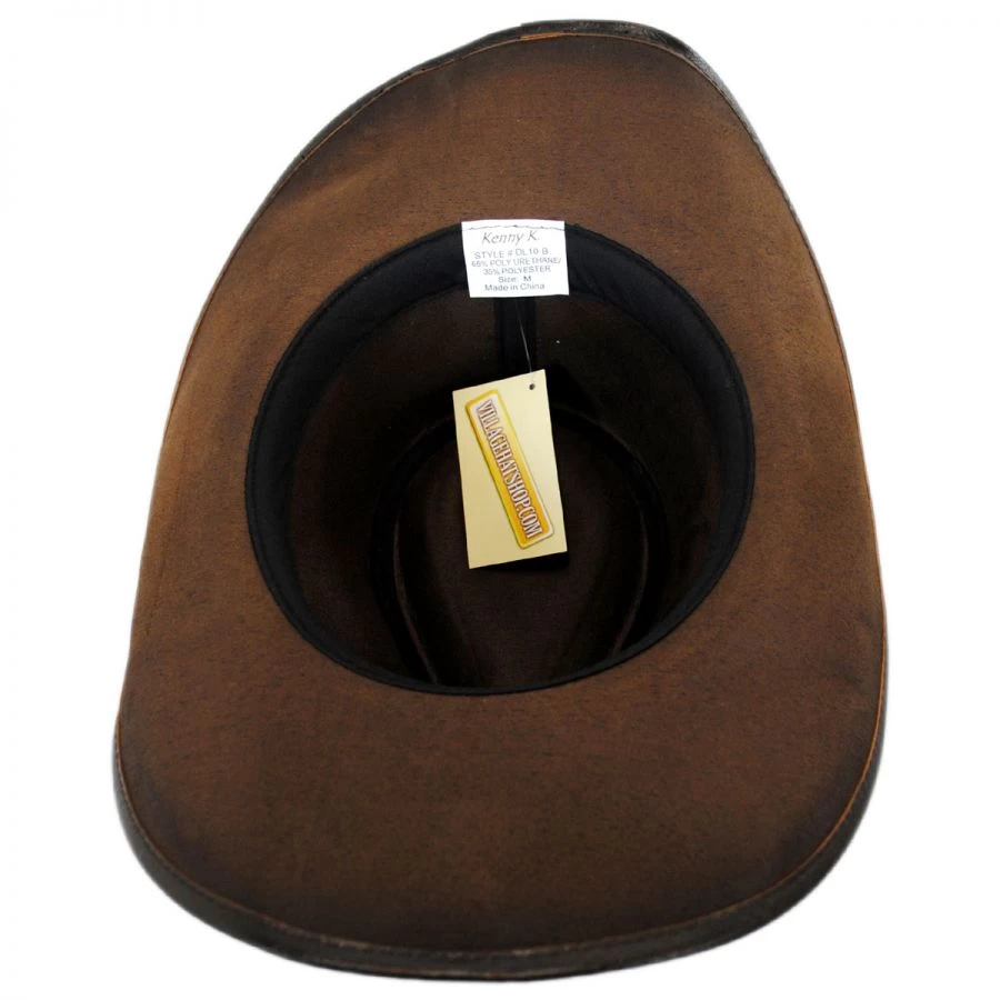 Faux Leather Western Hat 5 Faux Leather Western Hat - Image 3