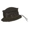 Veggie Fiber Straw Crochet Bucket Hat -ChicHeadwear Haven 151837