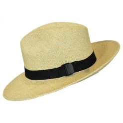 Folding Panama Straw Fedora Hat -ChicHeadwear Haven 152271