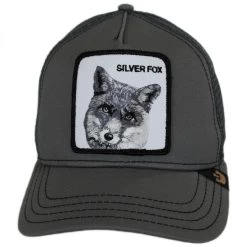 Goorin Bros Silver Fox Mesh Trucker Snapback Baseball Cap
