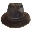 Stetson Weathered Leather Safari Fedora Hat -ChicHeadwear Haven 181905