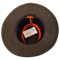 Stetson Weathered Leather Safari Fedora Hat 7 Stetson Weathered Leather Safari Fedora Hat -ChicHeadwear Haven 181911