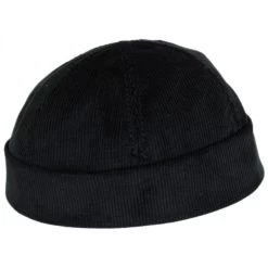 Six Panel Corduroy Skull Cap Beanie Hat