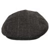 Euston Herringbone Plaid Wool Blend Ivy Cap
