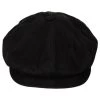 Matte Nappa Leather Newsboy Cap -ChicHeadwear Haven 188869