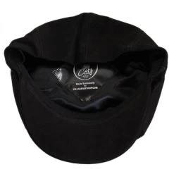 Matte Nappa Leather Newsboy Cap -ChicHeadwear Haven 188875