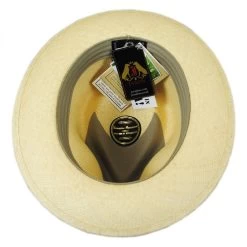 Stain Repellent Panama Straw C-Crown Fedora Hat -ChicHeadwear Haven 192837
