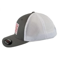 Columbia Sportswear PFG Fish Flag Mesh FlexFit Fitted Baseball Cap -ChicHeadwear Haven 195924