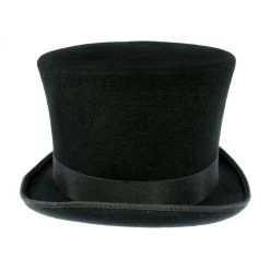 Victorian Wool Felt Top Hat -ChicHeadwear Haven 19607