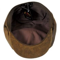 Leather Newsboy Cap - Brown 7 Leather Newsboy Cap - Brown -ChicHeadwear Haven 196187