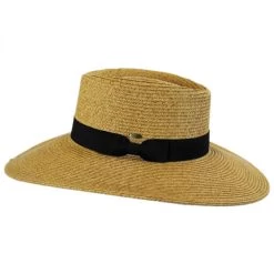 Scala Toyo Straw Wide Brim Planter Hat -ChicHeadwear Haven 196592