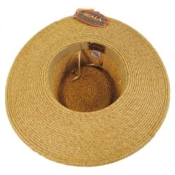 Scala Toyo Straw Wide Brim Planter Hat -ChicHeadwear Haven 196595