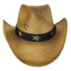 CHARLIE 1 HORSE Stars And Stripes Straw Western Hat -ChicHeadwear Haven 200328