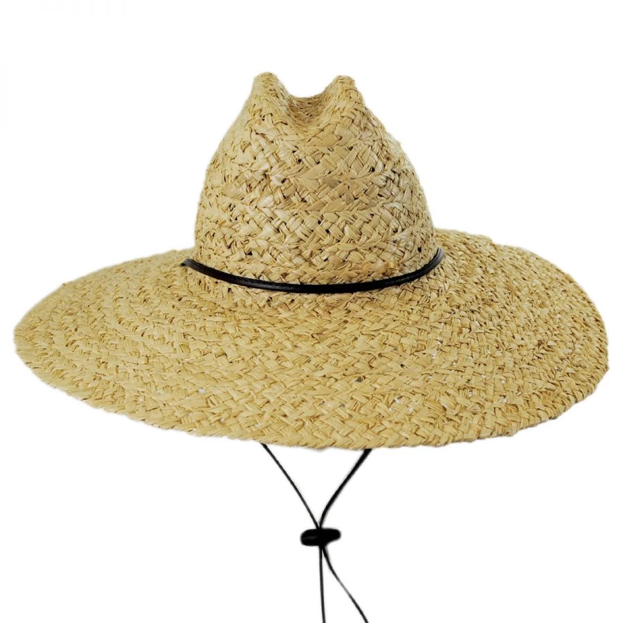 Raffia Straw Lifeguard Hat 3 Raffia Straw Lifeguard Hat
