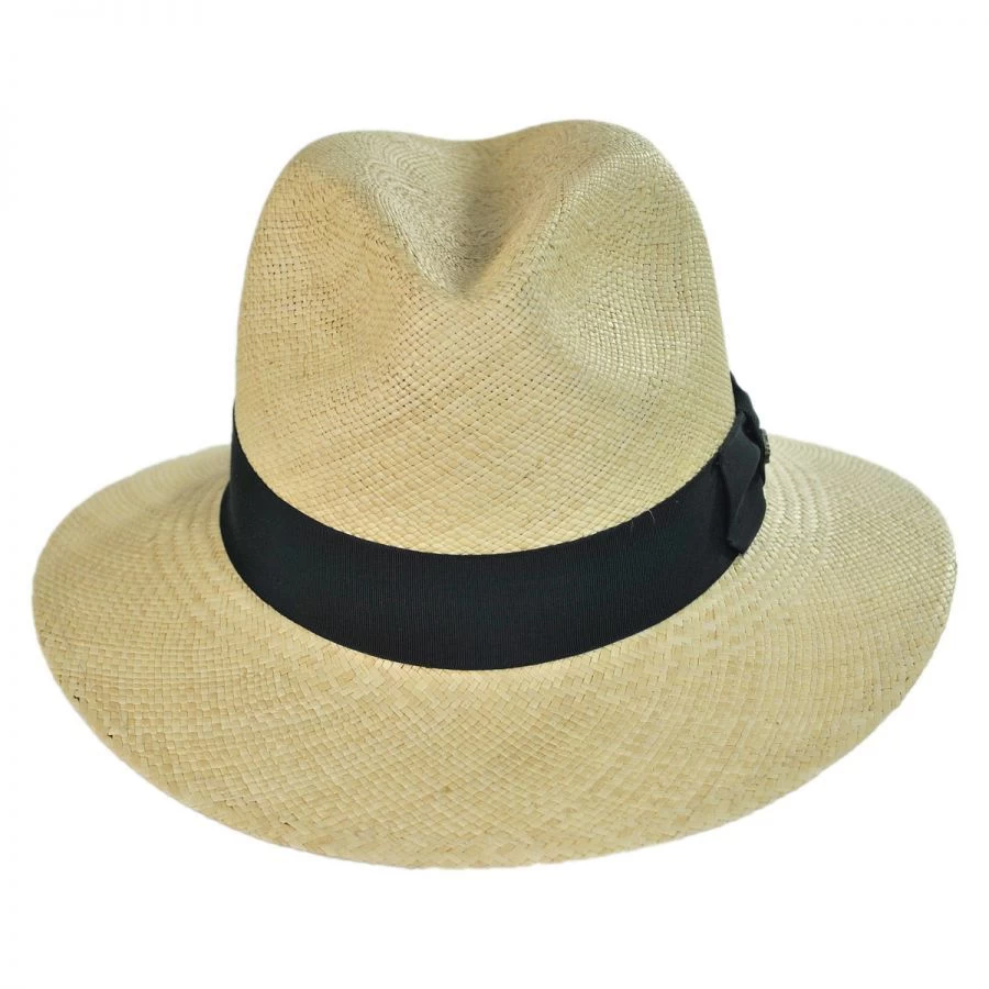 Scala Panama Straw Safari Fedora Hat 3 Scala Panama Straw Safari Fedora Hat