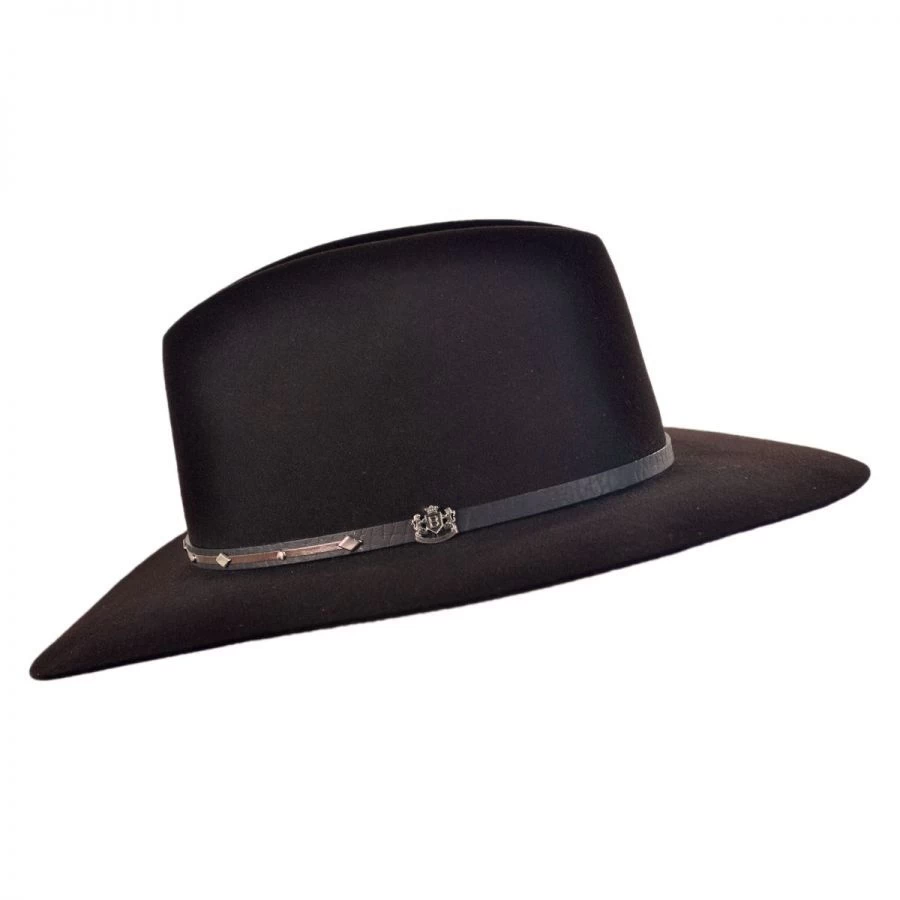 Compass Merino Wool Felt Western Hat 4 Compass Merino Wool Felt Western Hat - Image 2