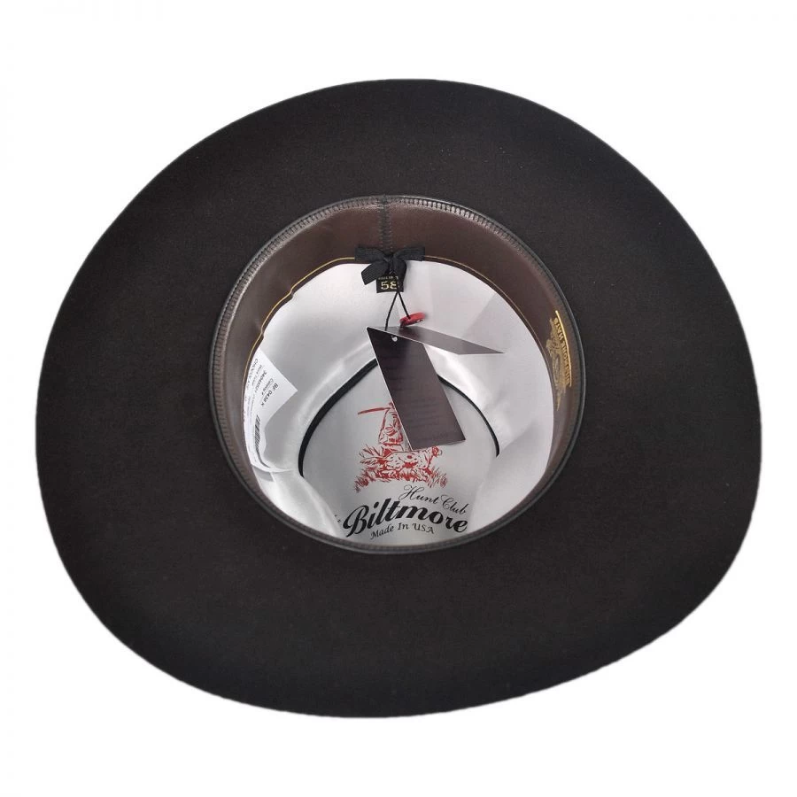 Compass Merino Wool Felt Western Hat 5 Compass Merino Wool Felt Western Hat - Image 3