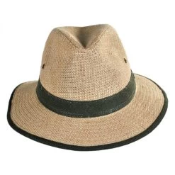 Hemp Linen Safari Fedora Hat