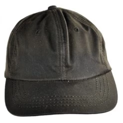 Oilskin Cotton Lo Pro Strapback Baseball Cap Dad Hat