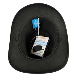 Oiled Leather Outback Hat -ChicHeadwear Haven 227069